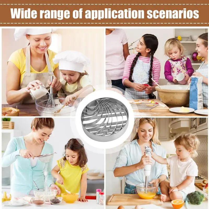 Concha Cutter Stainless Steel Bread Stamp Sandwich Bread Tool Double Sided Conch Cutter Cake Mold for Baking kitchen tools
